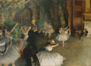 バレエ印象派のバレエダンサー エドガー・ドガのリハーサル Oil Paintings